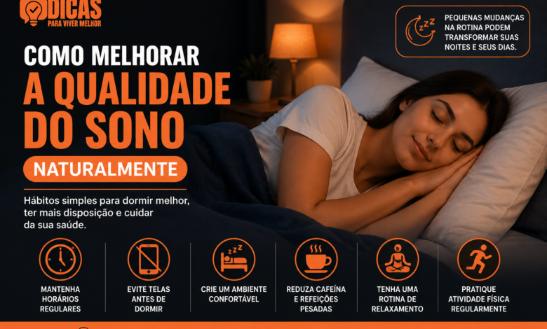 como melhorar a qualidade do sono naturalmente
