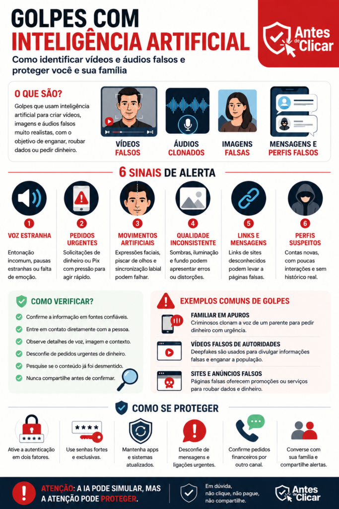 Golpes com inteligência artificial